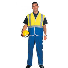 High Visibility Safety Coverall Made of Oxford Fabric